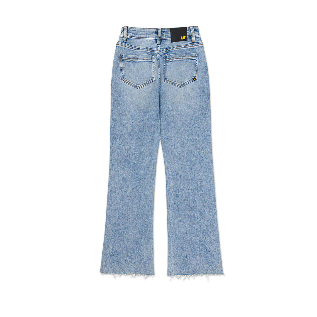 Jeans High-Rise Stovepipe para mujer color denim