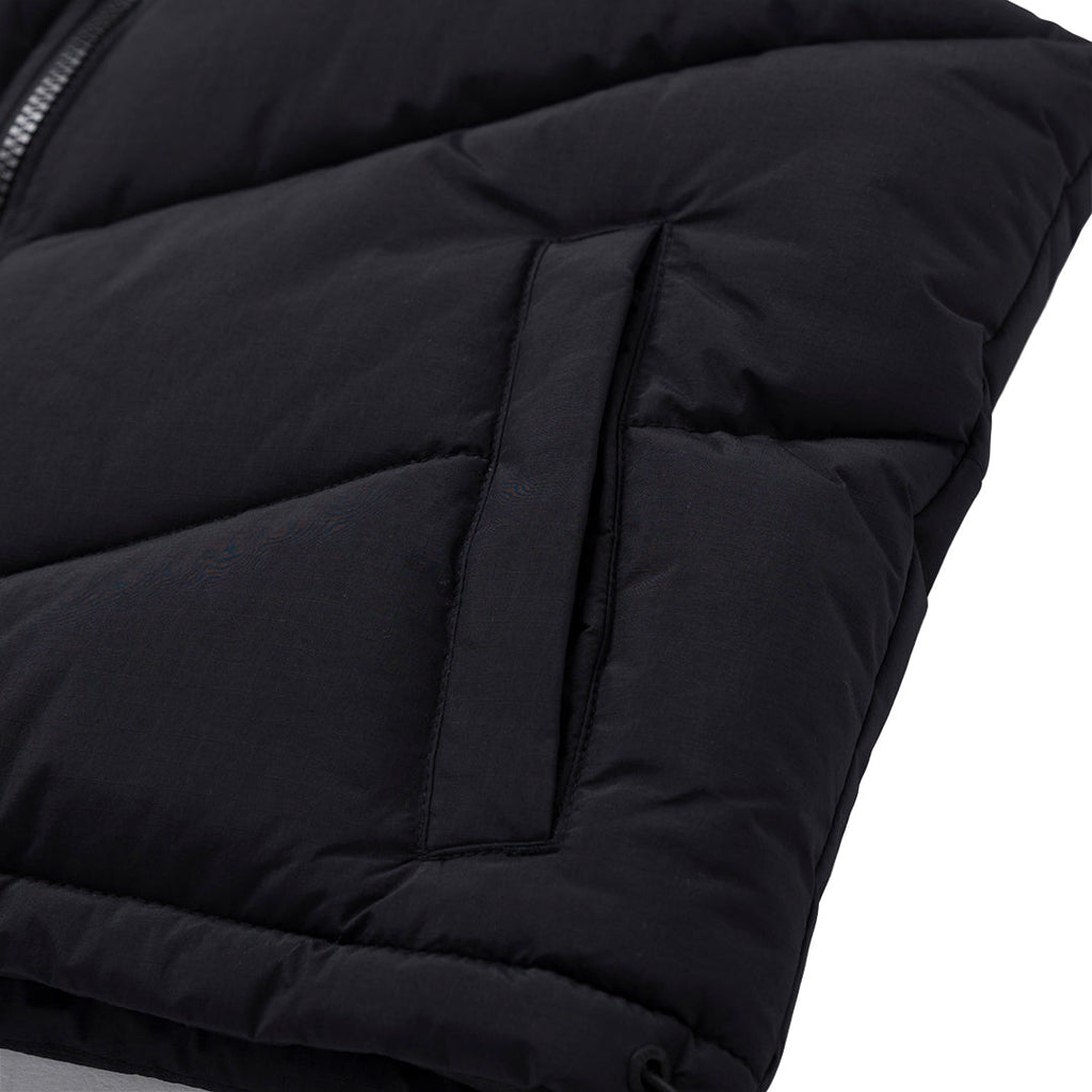Chaleco Cropped Puffer para mujer color negro