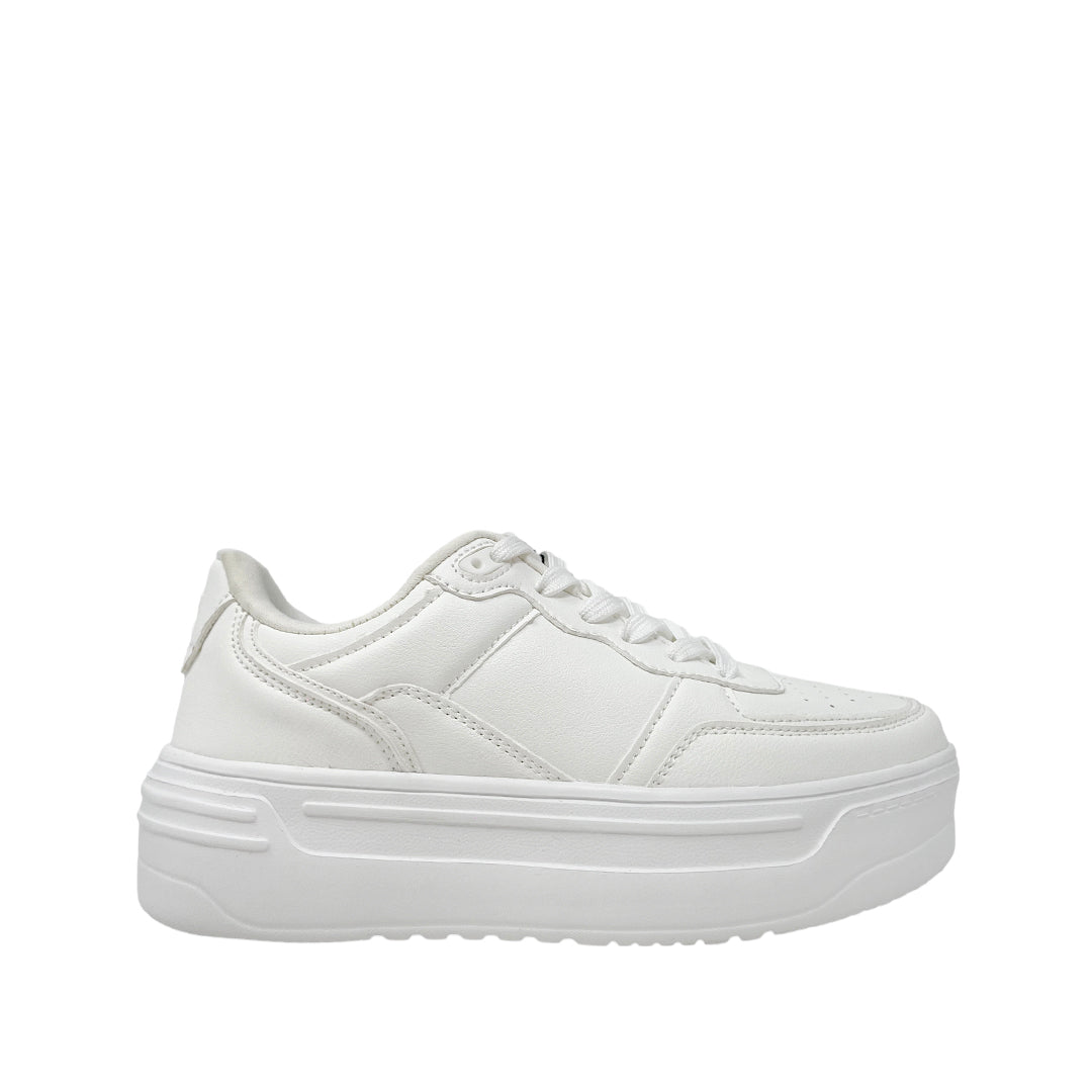 Tennis escolares Alora para niña color blanco