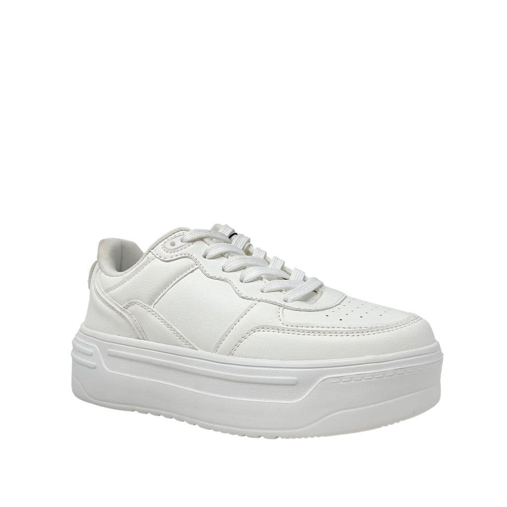 Tennis escolares Alora para niña color blanco