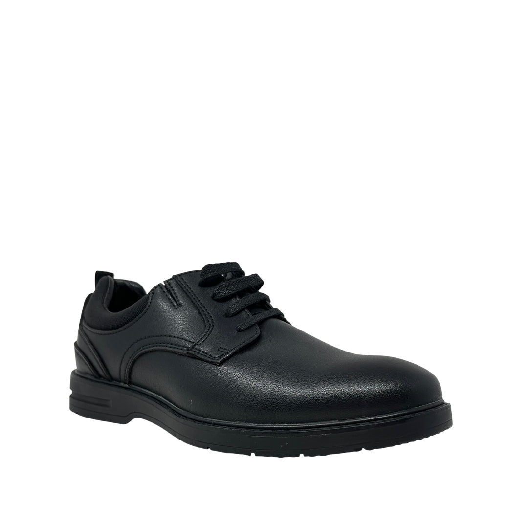 Zapatos escolares Wyatt para niño color negro