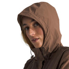 Chaqueta impermeable Antora para mujer color café