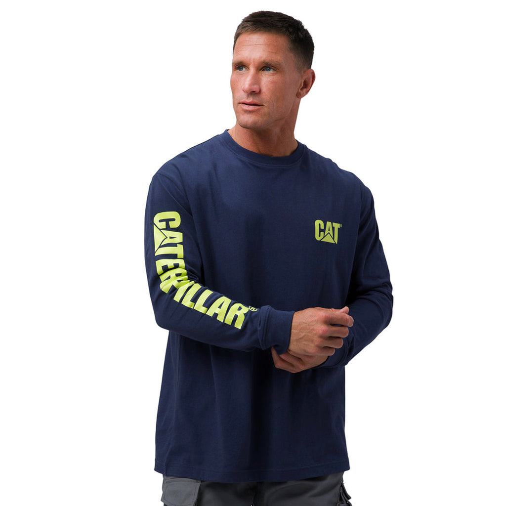 Camiseta Trademark Banner para hombre color navy