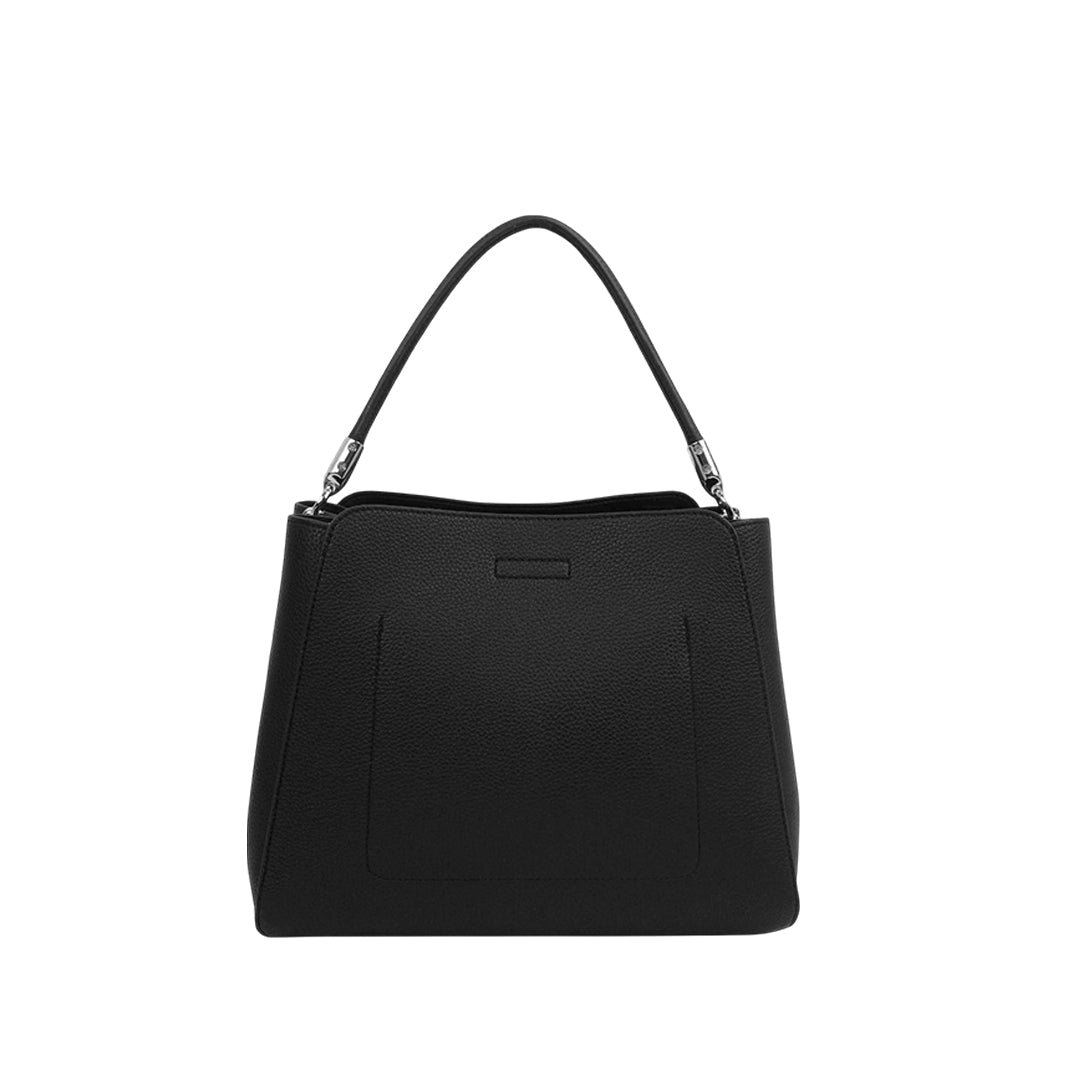 Cartera satchel Coco para mujer color negro