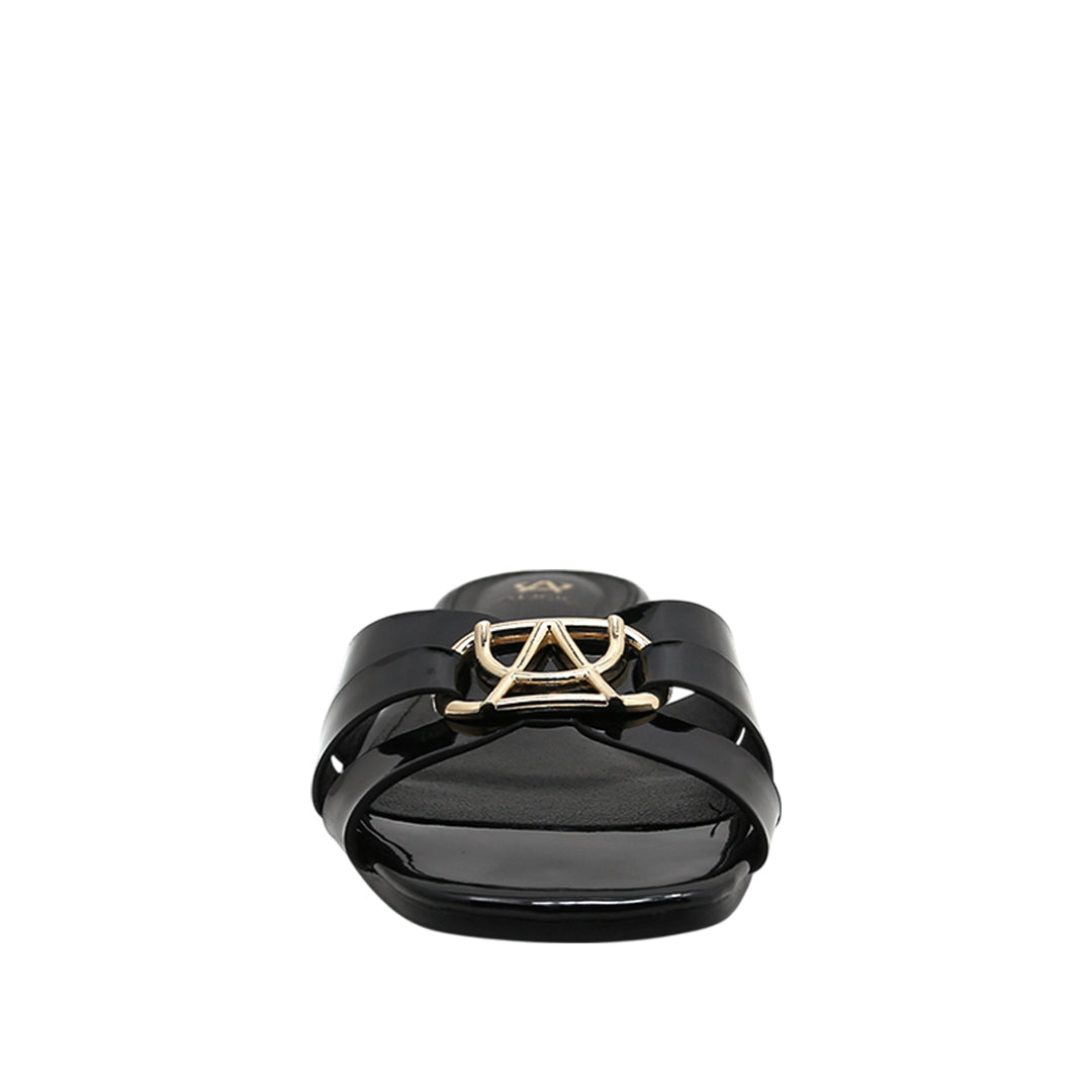 Sandalias slip on Dari para mujer color negro