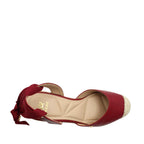Cuñas Kaylee para mujer color rojo