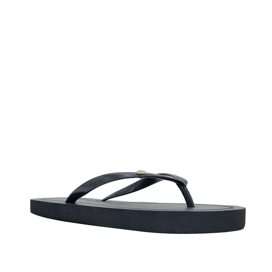 Sandalias Flats Marina para mujer color negro