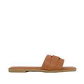 Sandalias flats Sandra para mujer color tan