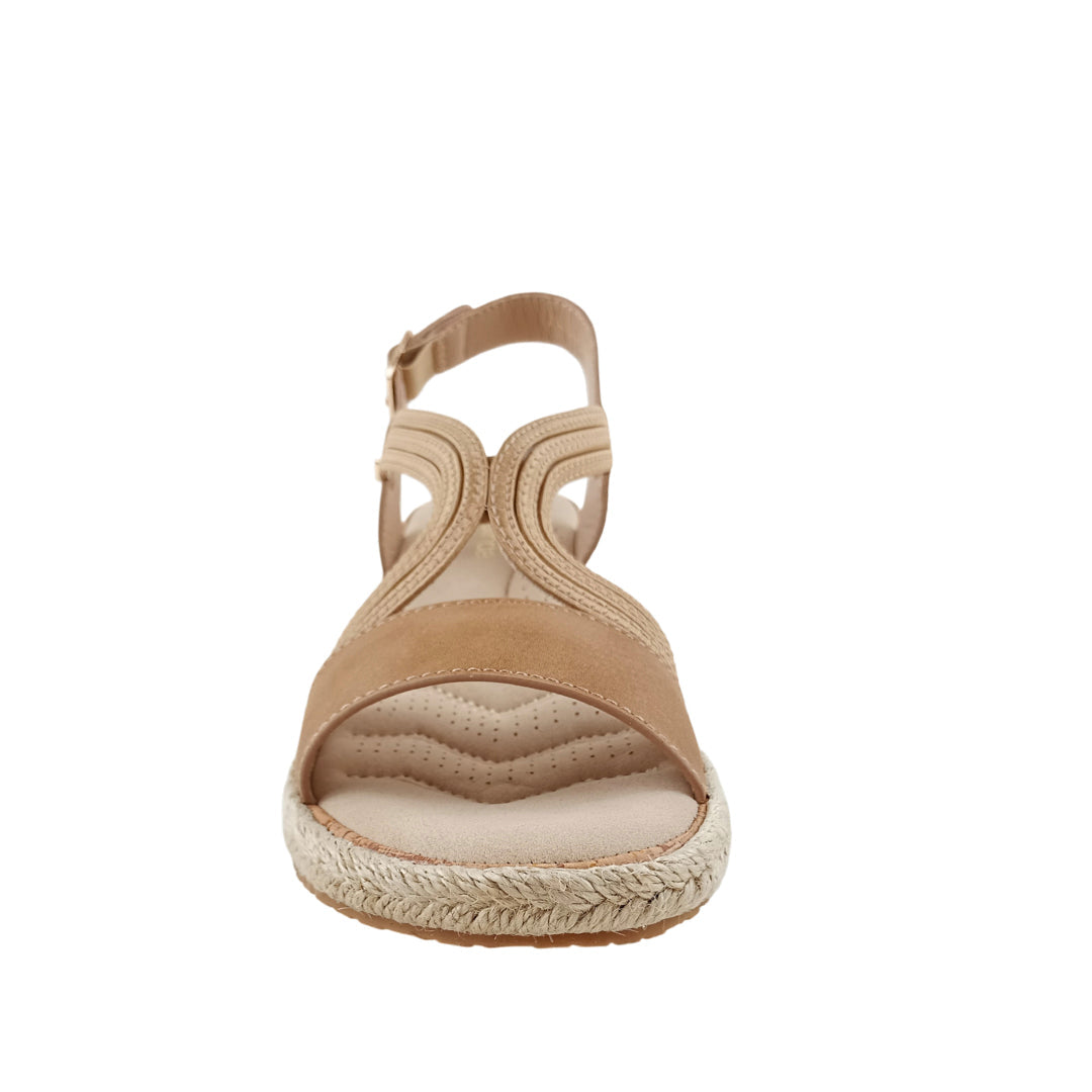 Sandalias Bianca para mujer color camel