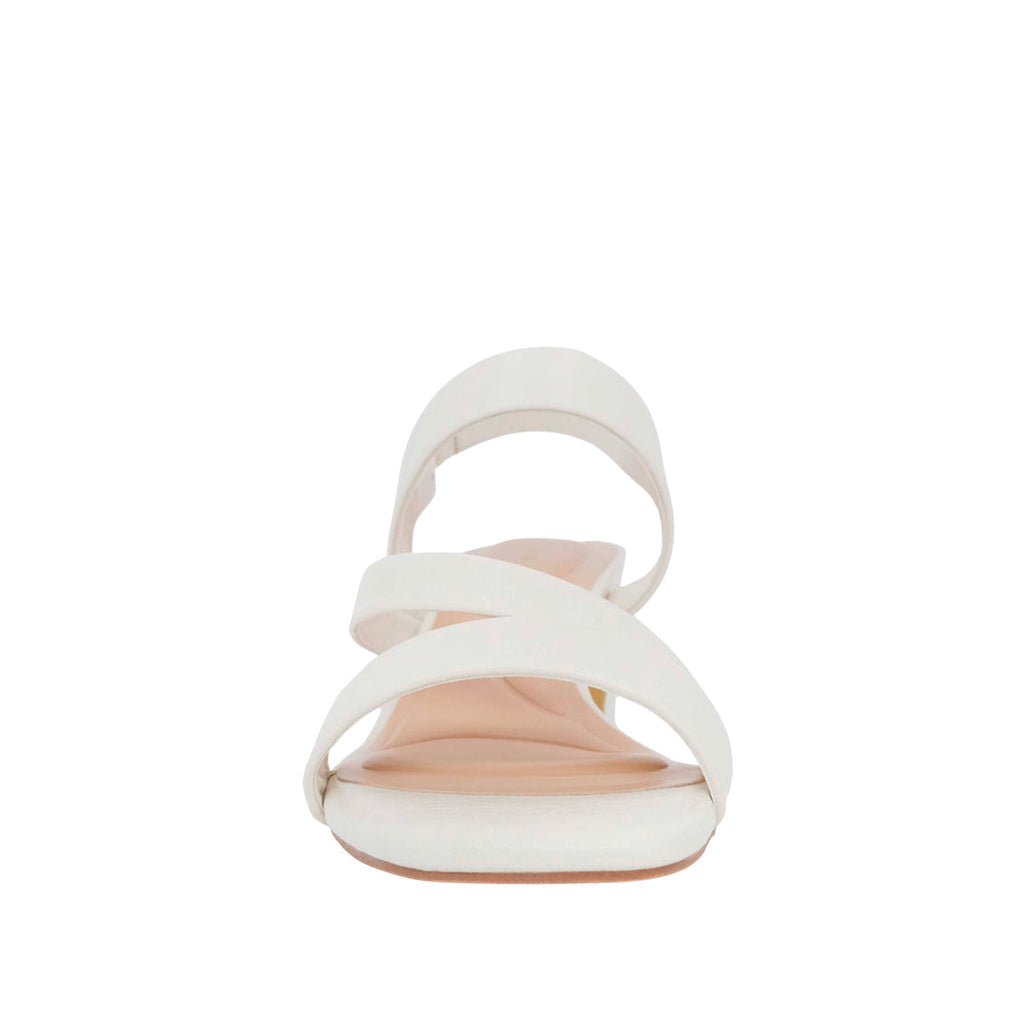 Sandalias de tacón Esperanza para mujer color hueso