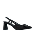 Tacones slingback Gabriela para mujer color negro