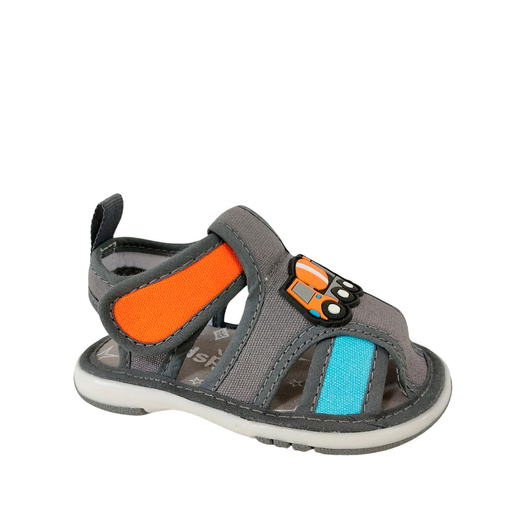 Canvas Marco para infante color gris