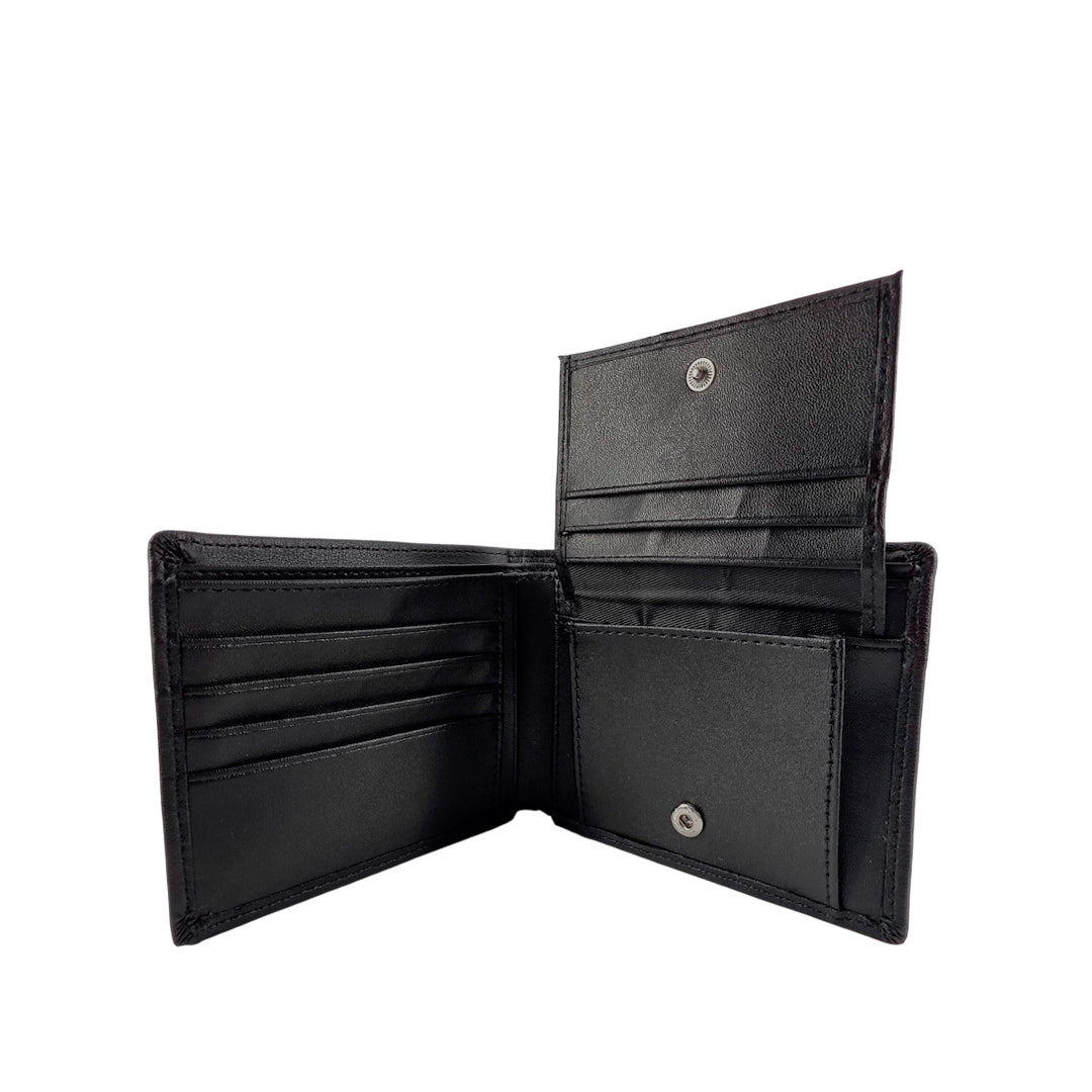 Billetera Hans unisex color negro