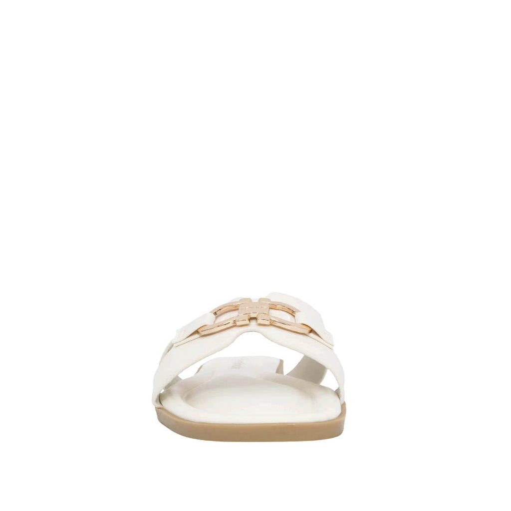 Sandalias Flats Amanda para mujer color hueso