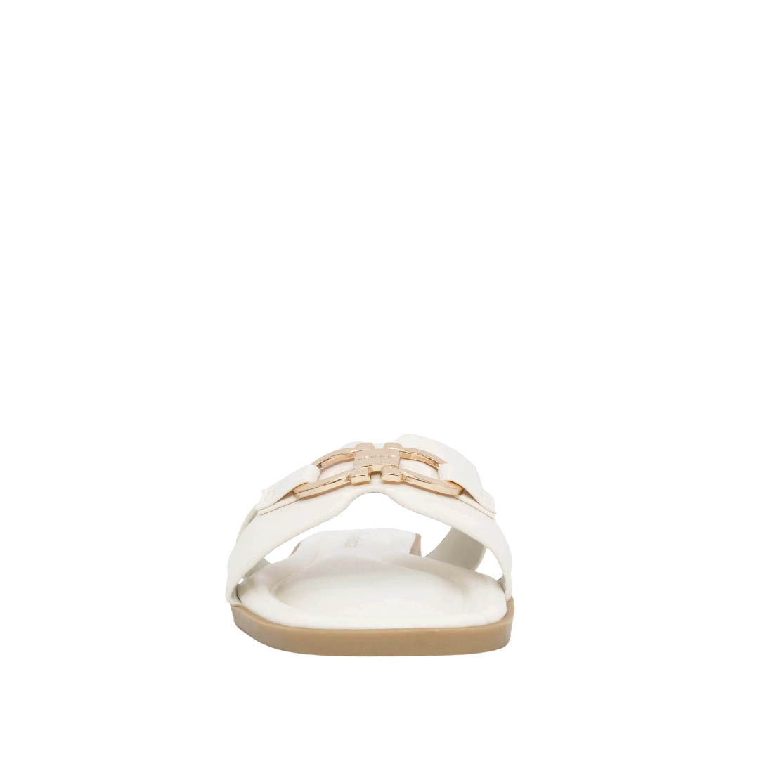 Sandalias Flats Amanda para mujer color hueso