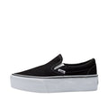 Tennis Slip On unisex color negro y blanco