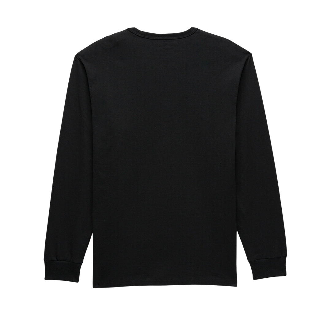 Camiseta manga larga Clasic para hombre color negro