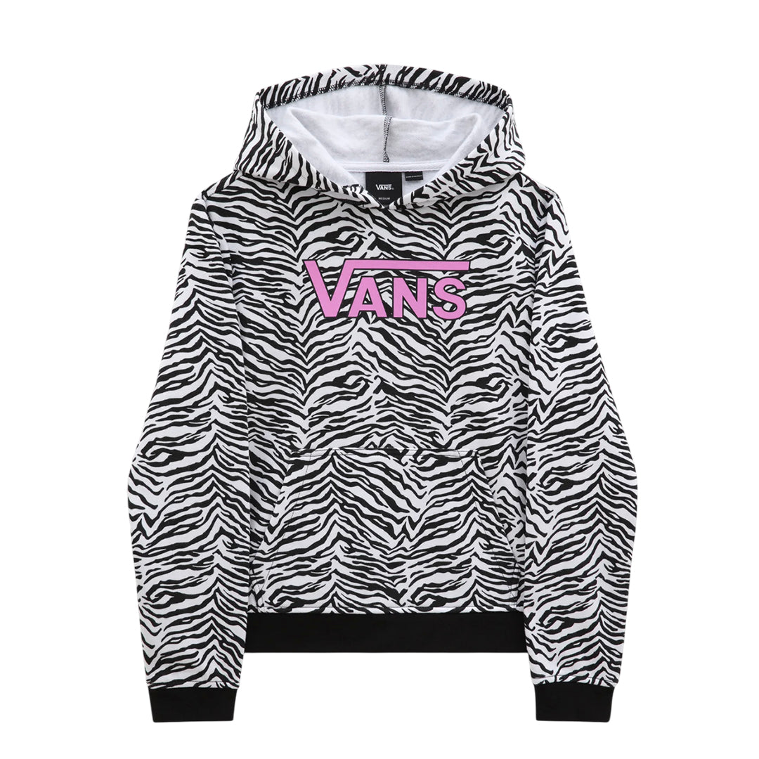Hoodie Zebra para mujer color blanco y negro