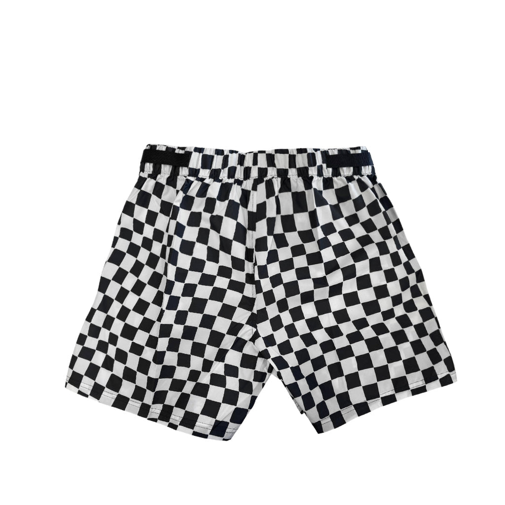 Short Check WM para mujer color negro y blanco