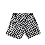 Short Check WM para mujer color negro y blanco