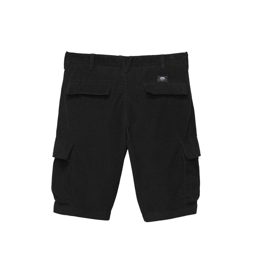 Shorts Cord Cargo para hombre color negro