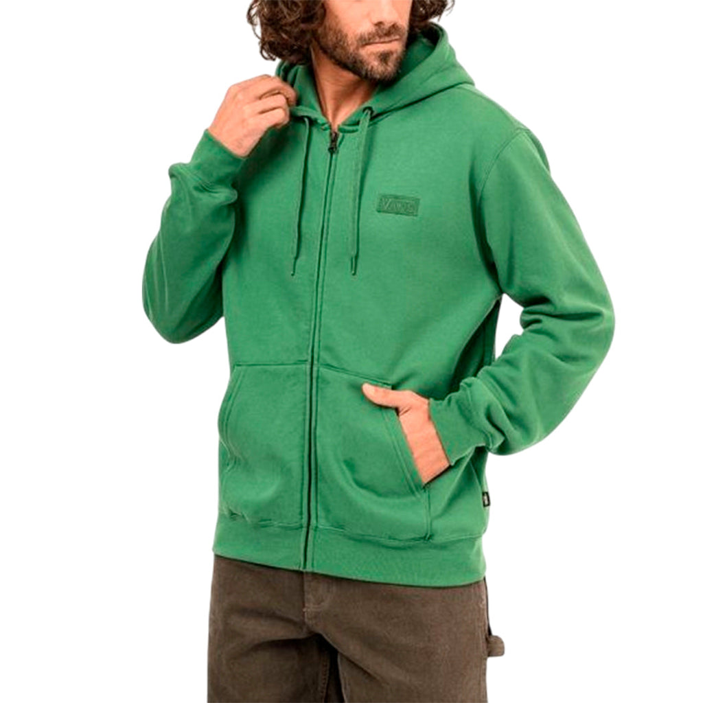 Suéter Core Zip para hombre color verde