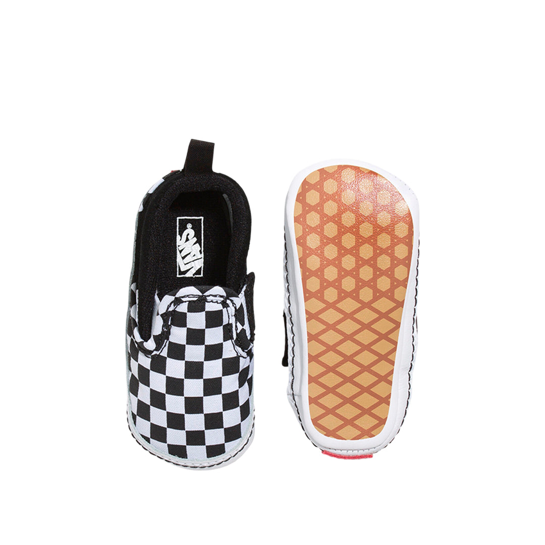 Tennis slip on para niño color negro