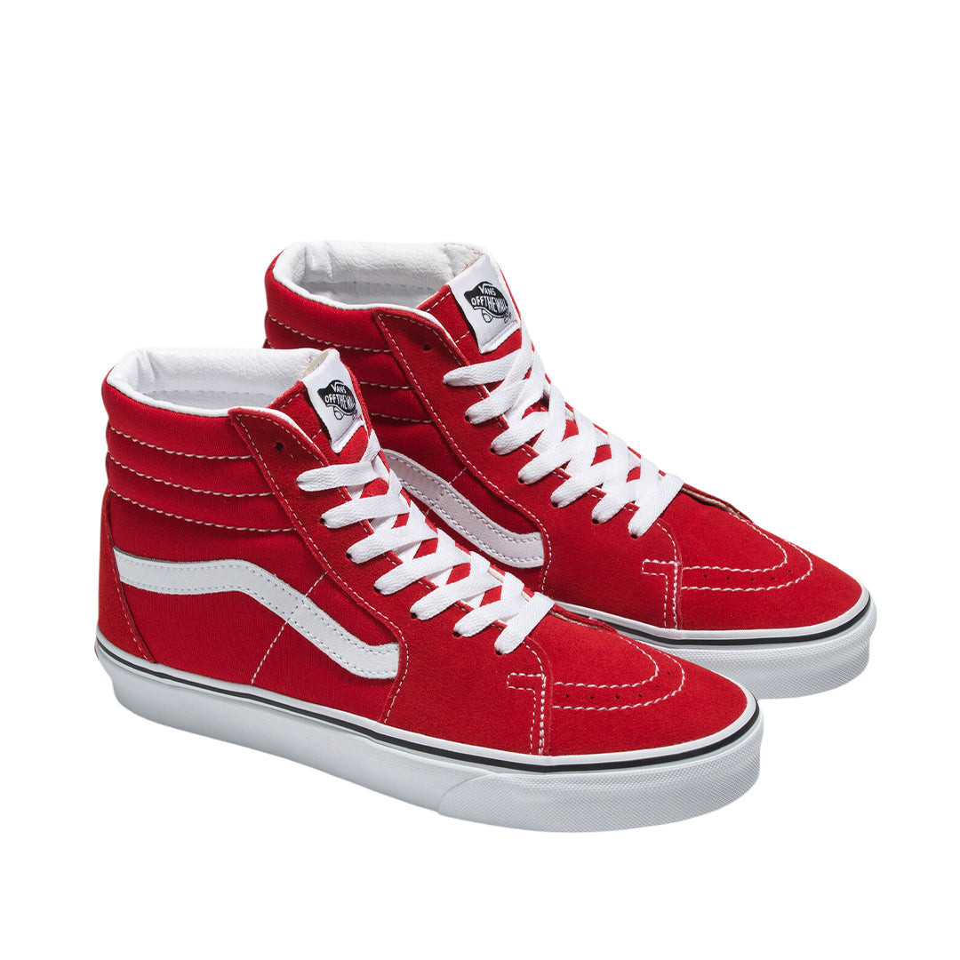 Tennis tipo botín Sk8 Hi para infante color rojo