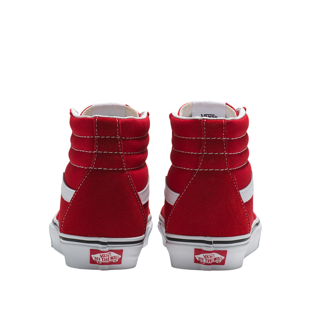 Tennis tipo botín Sk8 Hi para infante color rojo