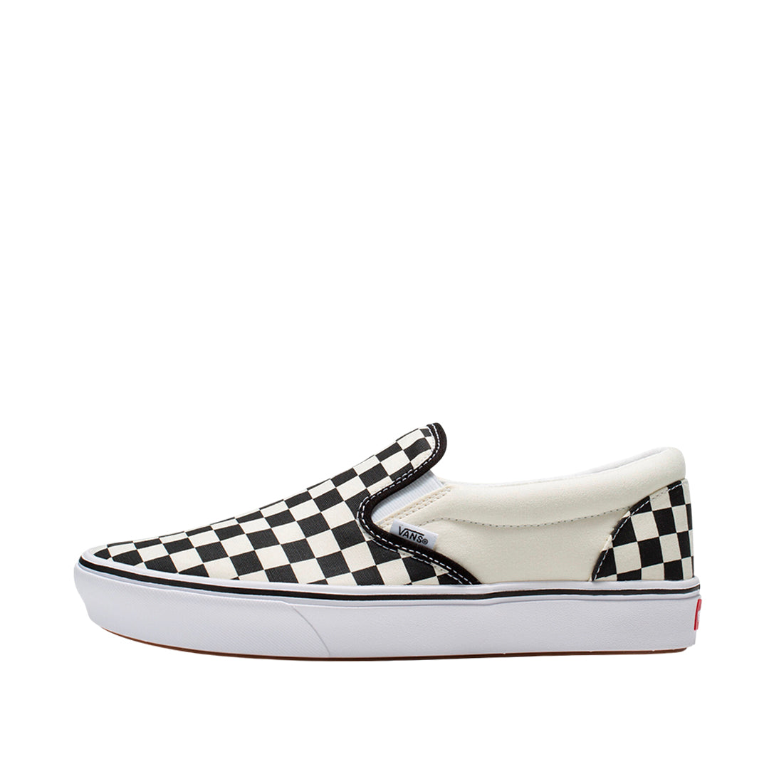 Tennis slip on unisex color blanco y negro