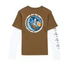 Camiseta Woofer para hombre color café
