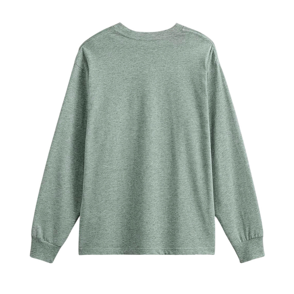 Camiseta manga larga Chest Hit para hombre color verde