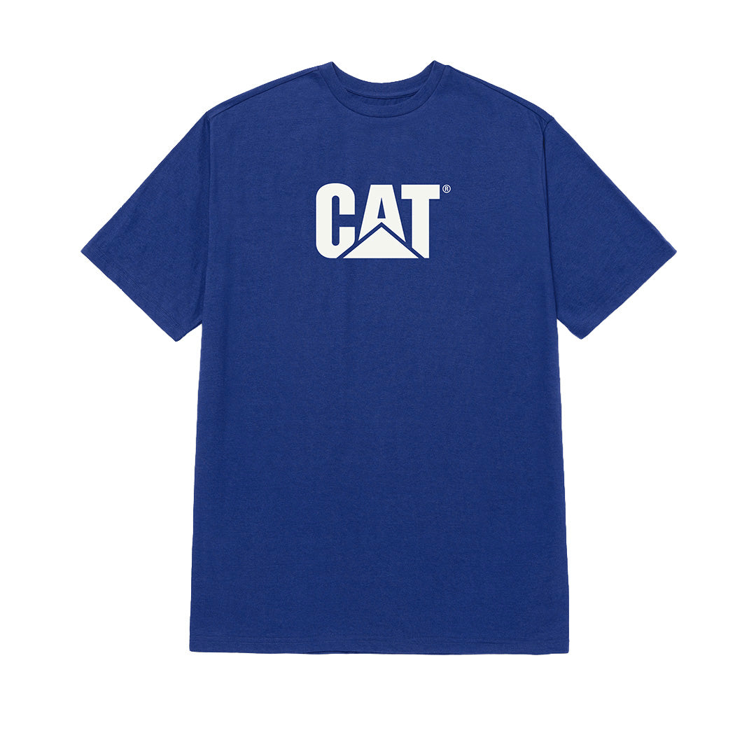 Camiseta Cat Logo para hombre color azul