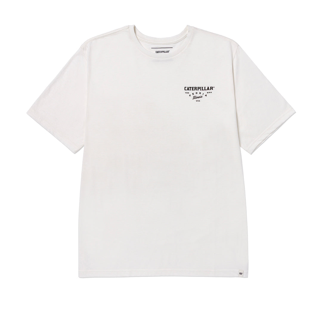 Camiseta Heritage Peoria para hombre color blanco