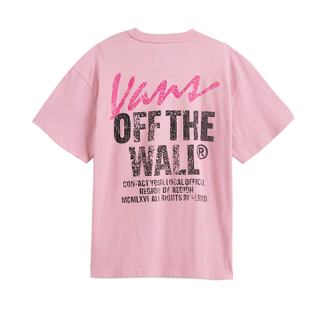 Camiseta Lady Wall para mujer color rosado