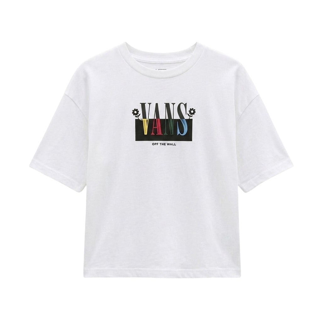 Camiseta Vans para mujer color blanco
