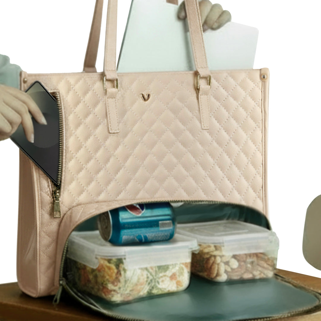 Cartera y lonchera Annie para mujer color taupe