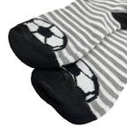 Punteras Fut para niño color gris